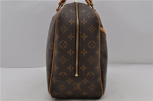 Authentic Louis Vuitton Monogram Deauville Hand Bag M47270 LV 1202D