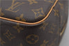 Authentic Louis Vuitton Monogram Deauville Hand Bag M47270 LV 1202D