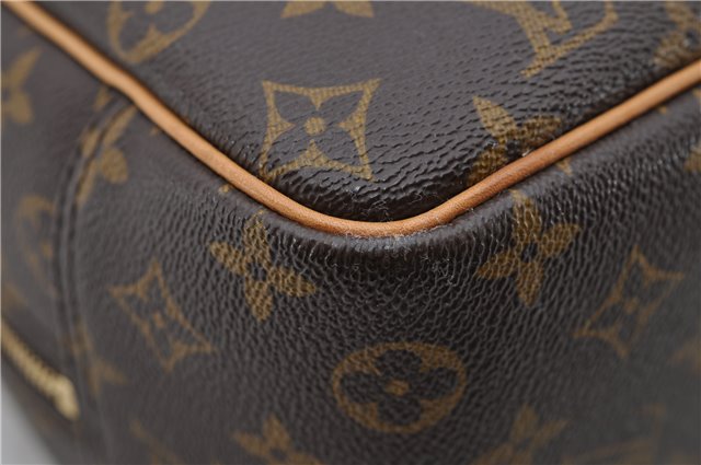 Authentic Louis Vuitton Monogram Deauville Hand Bag M47270 LV 1202D