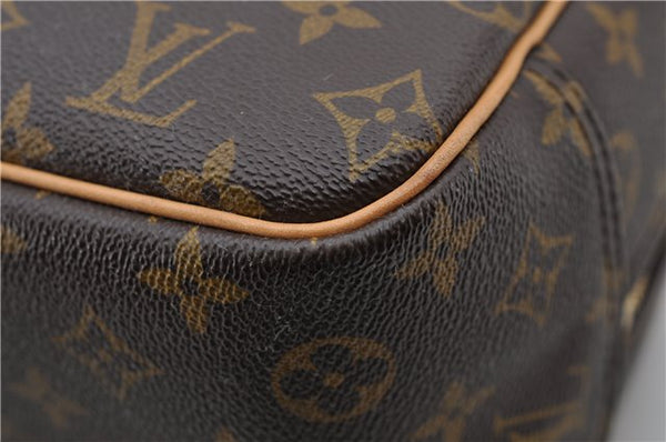 Authentic Louis Vuitton Monogram Deauville Hand Bag M47270 LV 1202D