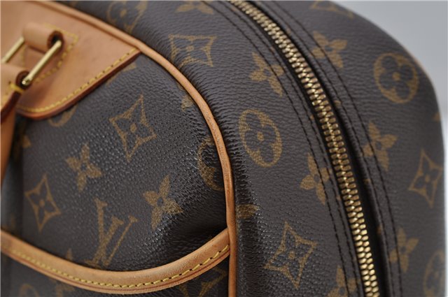 Authentic Louis Vuitton Monogram Deauville Hand Bag M47270 LV 1202D