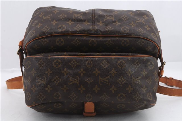 Auth Louis Vuitton Monogram Saumur 35 Shoulder Cross Body Bag M42254 LV 1203D