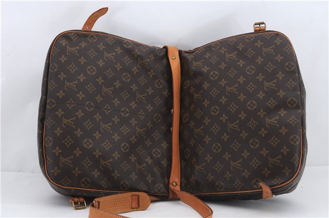 Auth Louis Vuitton Monogram Saumur 35 Shoulder Cross Body Bag M42254 LV 1203D