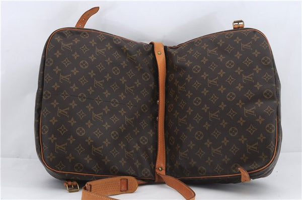 Auth Louis Vuitton Monogram Saumur 35 Shoulder Cross Body Bag M42254 LV 1203D