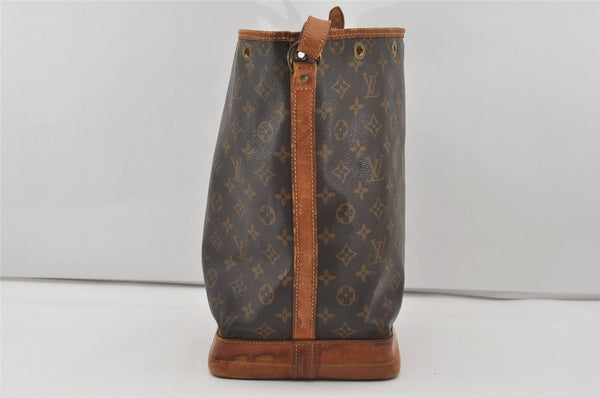 Authentic Louis Vuitton Monogram Noe Shoulder Drawstring Bag M42224 LV 1203I