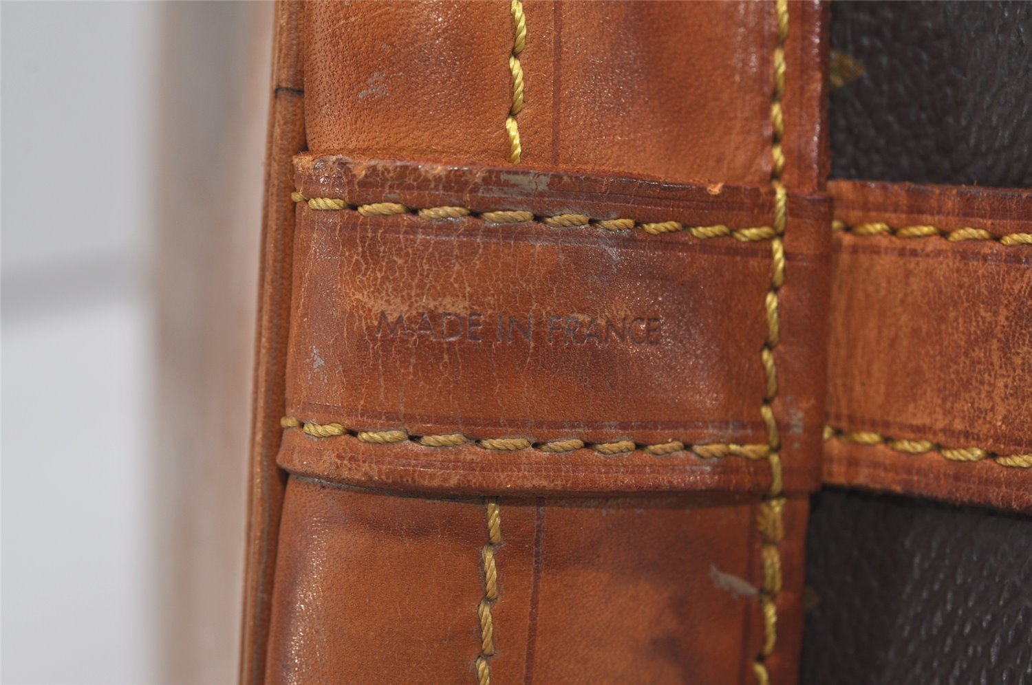 Authentic Louis Vuitton Monogram Noe Shoulder Drawstring Bag M42224 LV 1203I