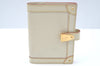 Auth Louis Vuitton Suhali Partenaire Agenda Day Planner Cover R21030 White 1204H
