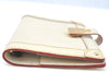 Auth Louis Vuitton Suhali Partenaire Agenda Day Planner Cover R21030 White 1204H