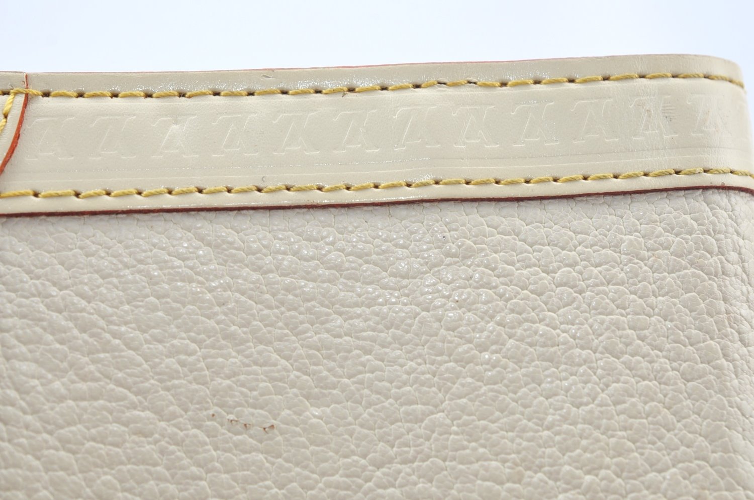 Auth Louis Vuitton Suhali Partenaire Agenda Day Planner Cover R21030 White 1204H