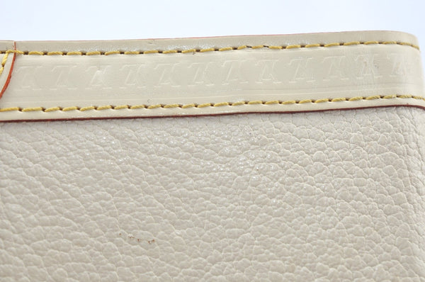 Auth Louis Vuitton Suhali Partenaire Agenda Day Planner Cover R21030 White 1204H