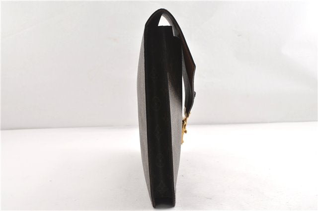 Authentic Louis Vuitton Monogram Porte Documents Senateur M53335 Briefcase 1205G