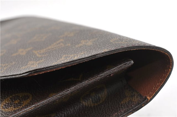 Authentic Louis Vuitton Monogram Porte Documents Senateur M53335 Briefcase 1205G