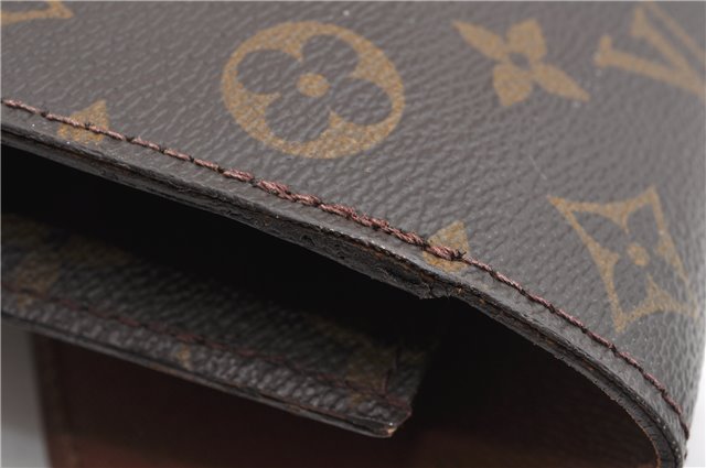 Authentic Louis Vuitton Monogram Porte Documents Senateur M53335 Briefcase 1205G