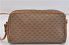 Authentic GUCCI Micro GG PVC Leather Shoulder Cross Body Bag Brown 1207D