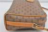 Authentic GUCCI Micro GG PVC Leather Shoulder Cross Body Bag Brown 1207D