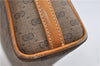 Authentic GUCCI Micro GG PVC Leather Shoulder Cross Body Bag Brown 1207D