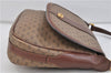 Authentic GUCCI Micro GG PVC Leather Shoulder Cross Body Bag Purse Brown 1208D
