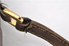 Authentic GUCCI Web Sherry Line Shoulder Cross Bag GG PVC Leather Brown 1208G