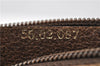 Authentic GUCCI Web Sherry Line Shoulder Cross Bag GG PVC Leather Brown 1208G