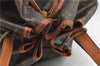 Authentic Louis Vuitton Monogram Petit Noe M42226 Shoulder Drawstring Bag 1209G