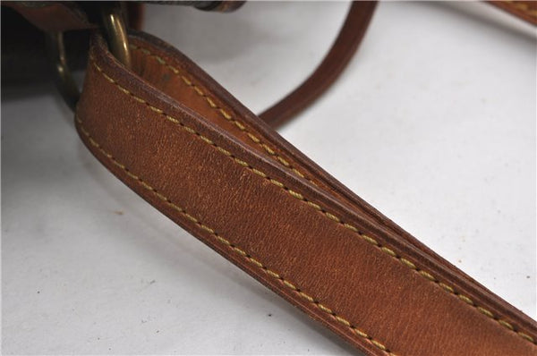 Authentic Louis Vuitton Monogram Petit Noe M42226 Shoulder Drawstring Bag 1209G