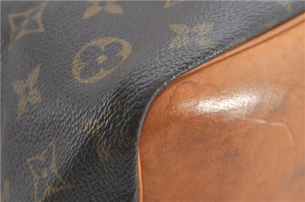 Authentic Louis Vuitton Monogram Petit Noe M42226 Shoulder Drawstring Bag 1209G