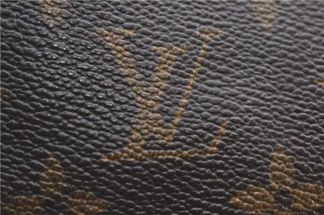 Authentic Louis Vuitton Monogram Petit Noe M42226 Shoulder Drawstring Bag 1209G