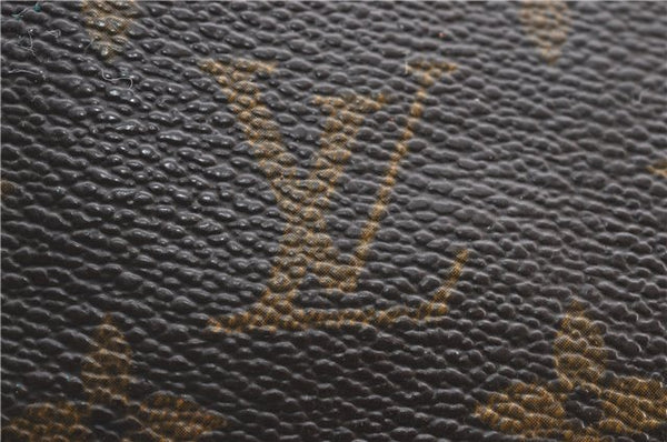 Authentic Louis Vuitton Monogram Petit Noe M42226 Shoulder Drawstring Bag 1209G