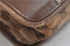 Authentic GUCCI Shoulder Bag GG Canvas Leather 0014205 Brown 1211D