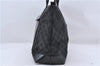 Authentic GUCCI Shoulder Tote Bag GG Canvas Leather 0190426 Black 1213D