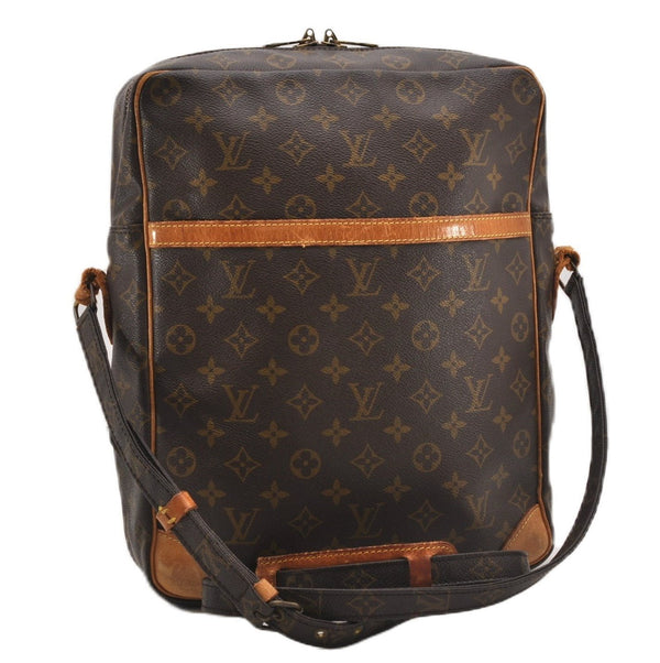 Authentic Louis Vuitton Monogram Danube 28 Shoulder Cross Body Bag LV Junk 1213G