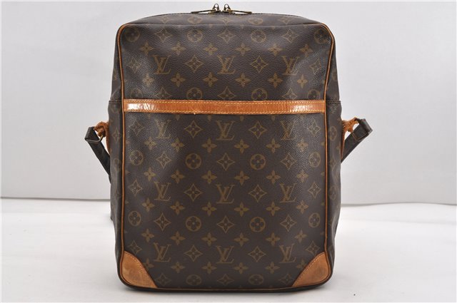 Authentic Louis Vuitton Monogram Danube 28 Shoulder Cross Body Bag LV Junk 1213G
