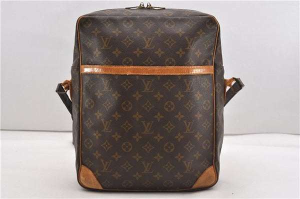 Authentic Louis Vuitton Monogram Danube 28 Shoulder Cross Body Bag LV Junk 1213G