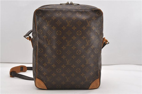 Authentic Louis Vuitton Monogram Danube 28 Shoulder Cross Body Bag LV Junk 1213G