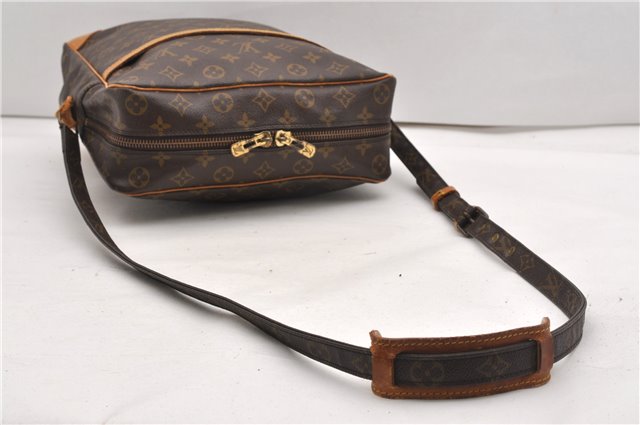 Authentic Louis Vuitton Monogram Danube 28 Shoulder Cross Body Bag LV Junk 1213G