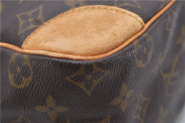 Authentic Louis Vuitton Monogram Danube 28 Shoulder Cross Body Bag LV Junk 1213G