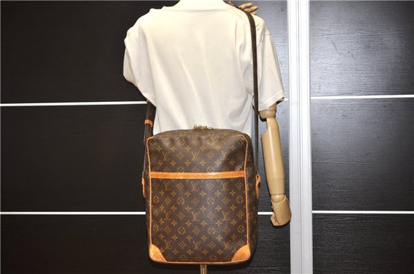 Authentic Louis Vuitton Monogram Danube 28 Shoulder Cross Body Bag LV Junk 1213G