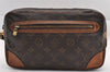 Authentic Louis Vuitton Monogram Marly Dragonne GM M51825 Clutch Bag Junk 1213I