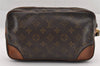 Authentic Louis Vuitton Monogram Marly Dragonne GM M51825 Clutch Bag Junk 1213I