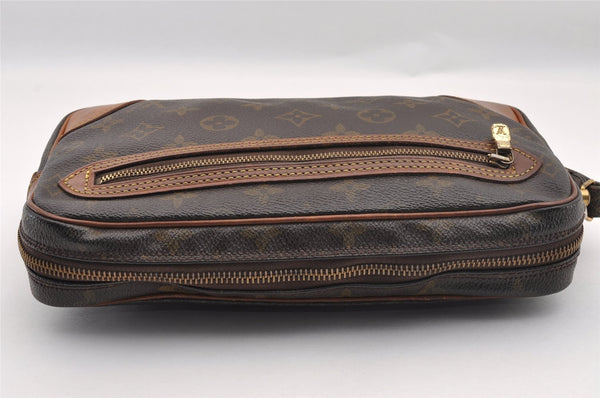 Authentic Louis Vuitton Monogram Marly Dragonne GM M51825 Clutch Bag Junk 1213I