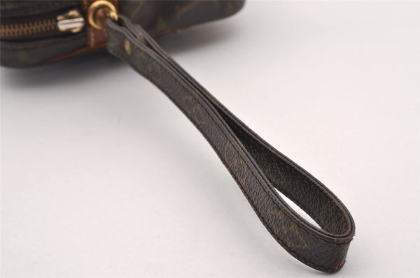 Authentic Louis Vuitton Monogram Marly Dragonne GM M51825 Clutch Bag Junk 1213I