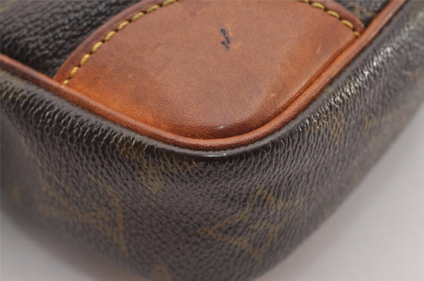 Authentic Louis Vuitton Monogram Marly Dragonne GM M51825 Clutch Bag Junk 1213I