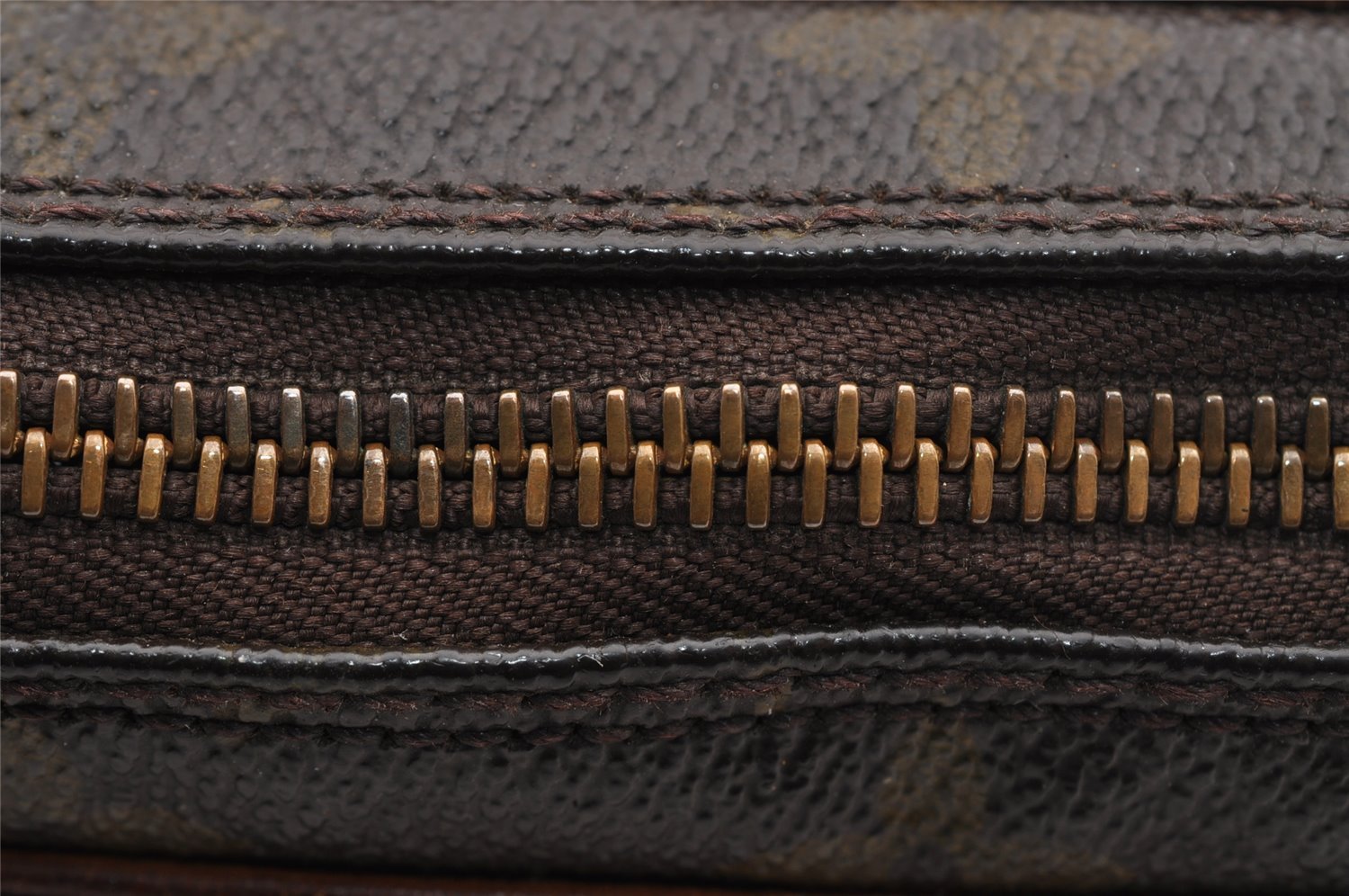 Authentic Louis Vuitton Monogram Marly Dragonne GM M51825 Clutch Bag Junk 1213I