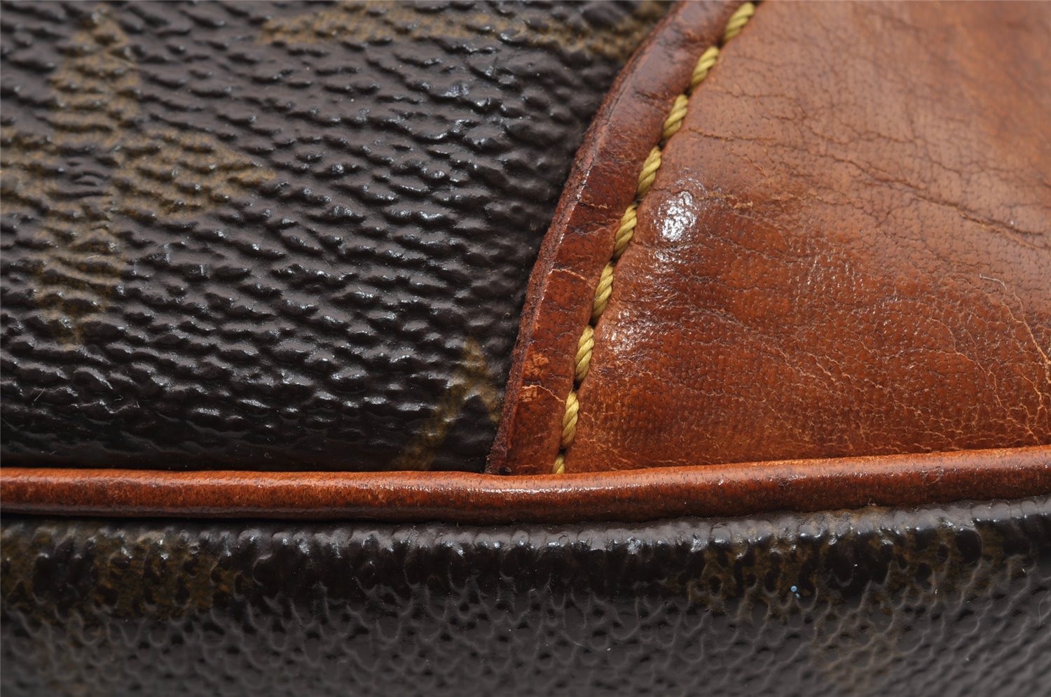 Authentic Louis Vuitton Monogram Marly Dragonne GM M51825 Clutch Bag Junk 1213I