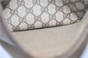 Authentic GUCCI Web Sherry Line Shoulder Tote Bag GG PVC Leather Brown 1214G