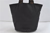 Authentic FENDI Nylon Leather Shoulder Hand Bag Purse Black 1216D