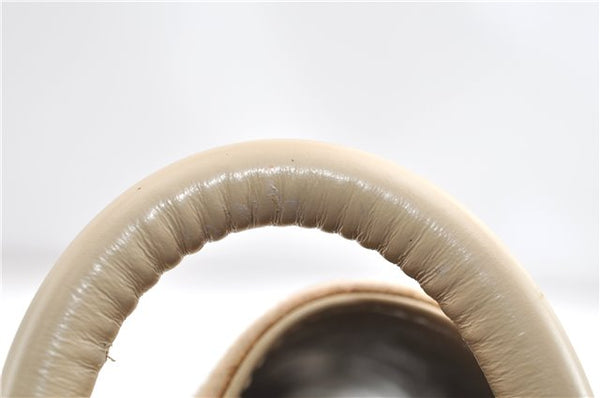 Authentic GUCCI Vintage Shoulder Hand Bag Purse Suede Leather Ivory Junk 1216G