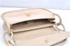 Authentic GUCCI Vintage Shoulder Hand Bag Purse Suede Leather Ivory Junk 1216G