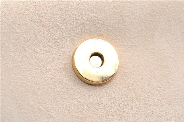 Authentic GUCCI Vintage Shoulder Hand Bag Purse Suede Leather Ivory Junk 1216G