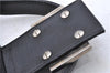 Authentic FENDI Mamma Baguette Shoulder Hand Bag Jersey Leather Black 1217D